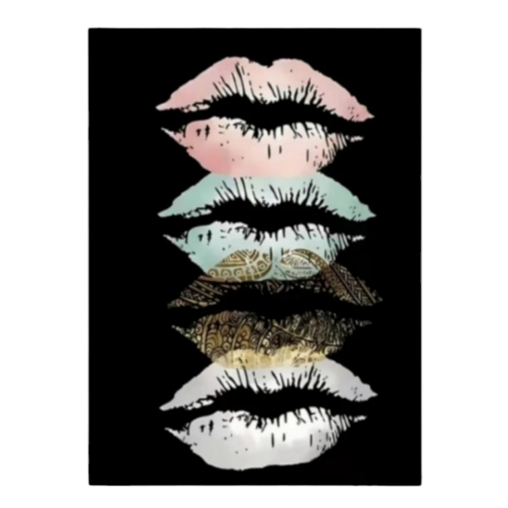 Lip Print Canvas Poster Wall Art✨️